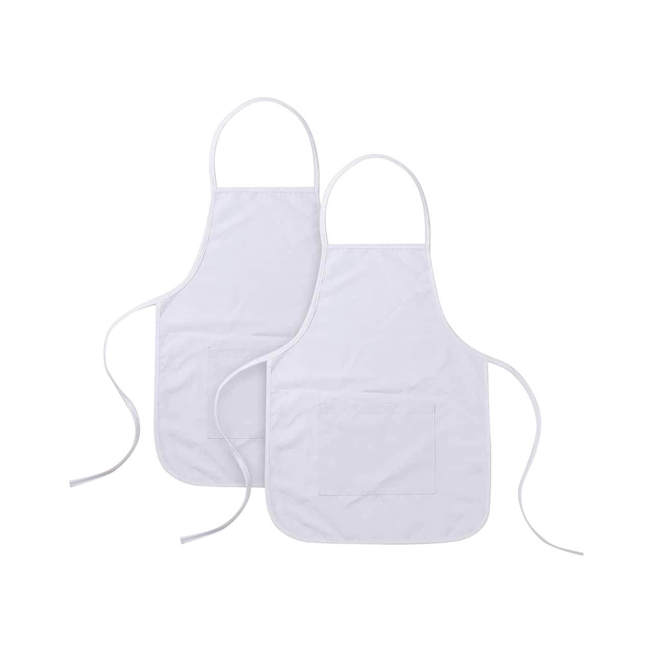 Craft Express 2ct. White Child Sublimation Aprons